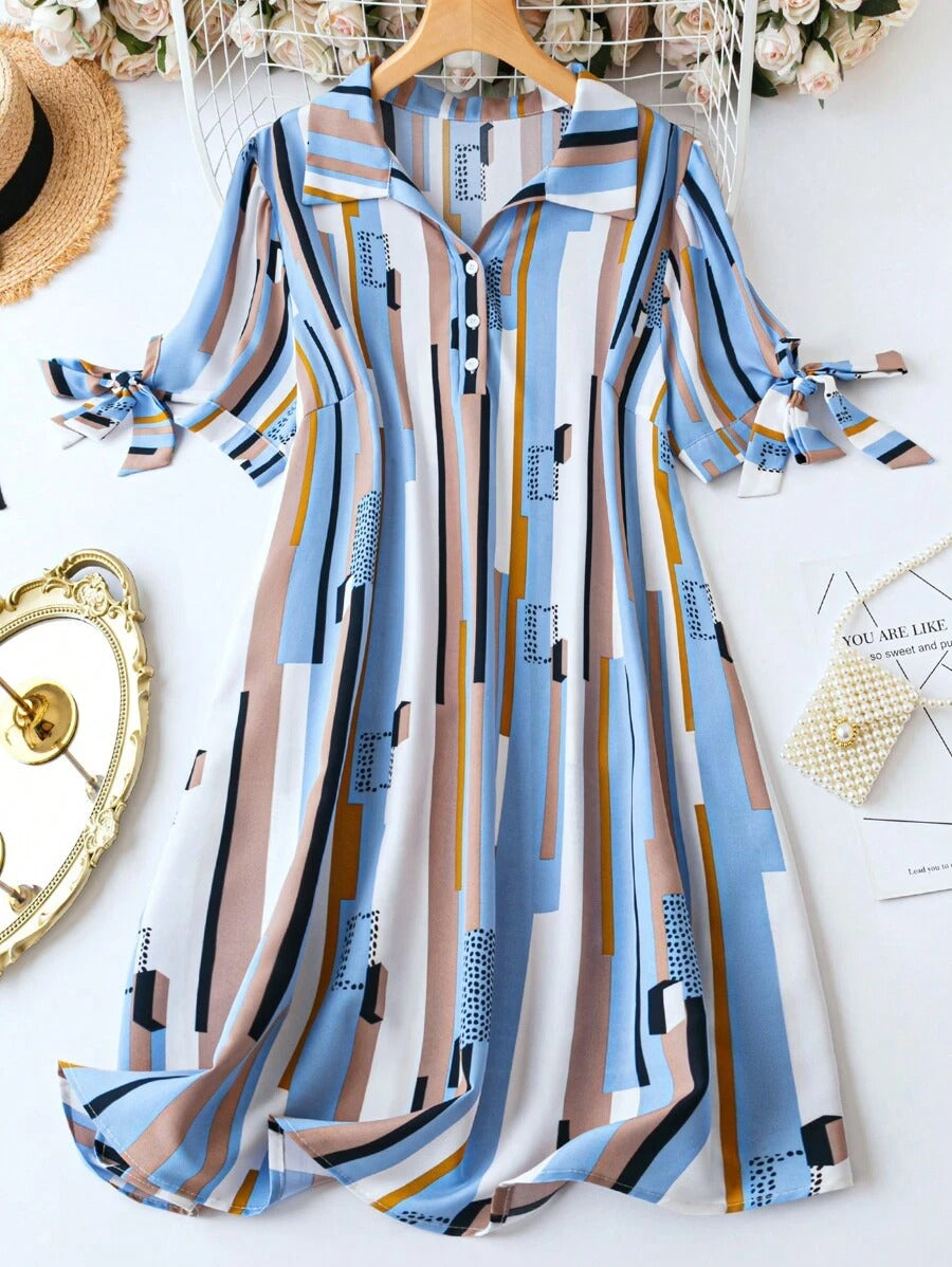 My Western  GEO PRINTED TANK MIDI DRESS My Western