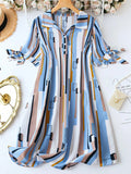 My Western  GEO PRINTED TANK MIDI DRESS My Western