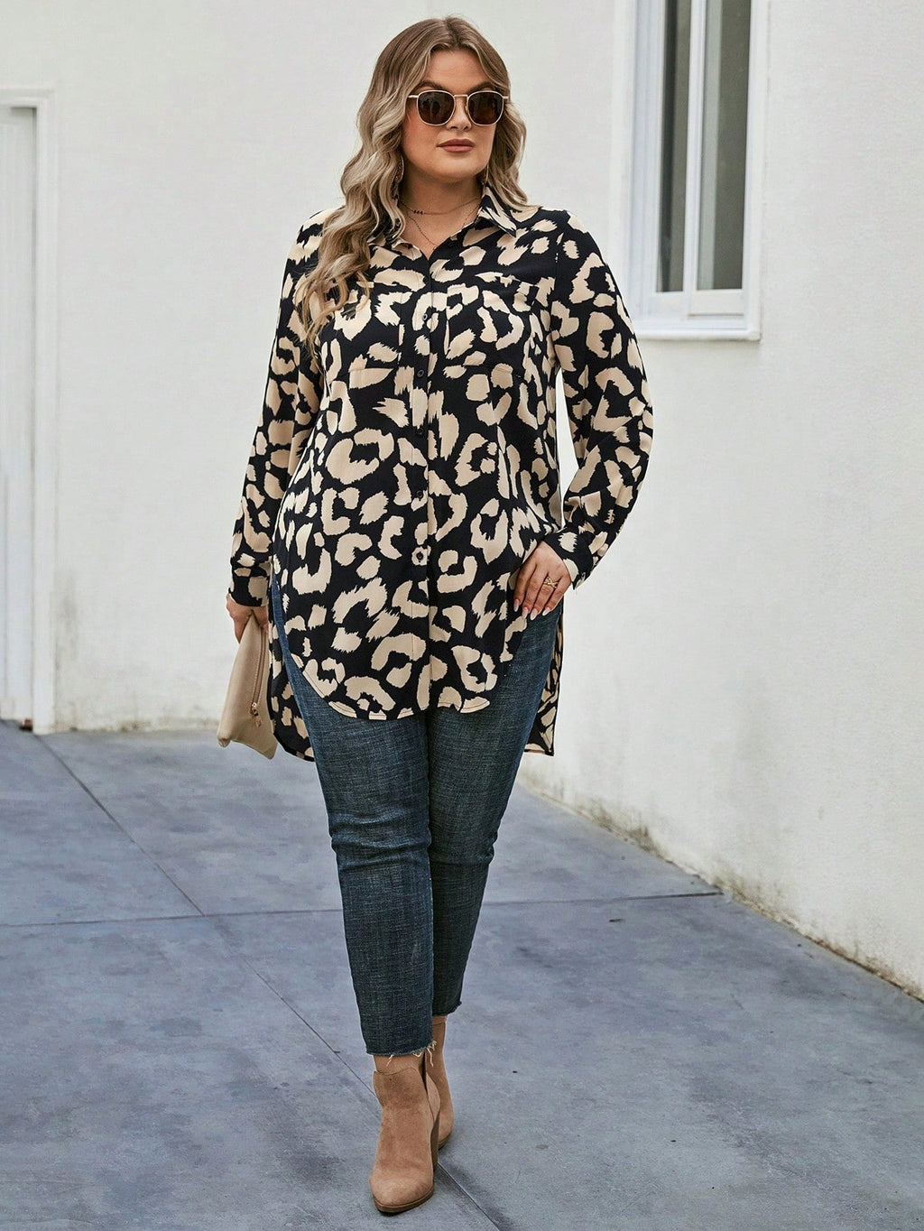 My Western Animal Prinrted Rayon Top My Western
