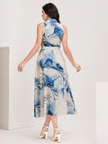 My Western  GEO PRINTED MAXI DRESS My Western