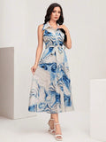 My Western  GEO PRINTED MAXI DRESS My Western