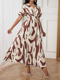 My Western  GEO PRINTED MAXI DRESS My Western