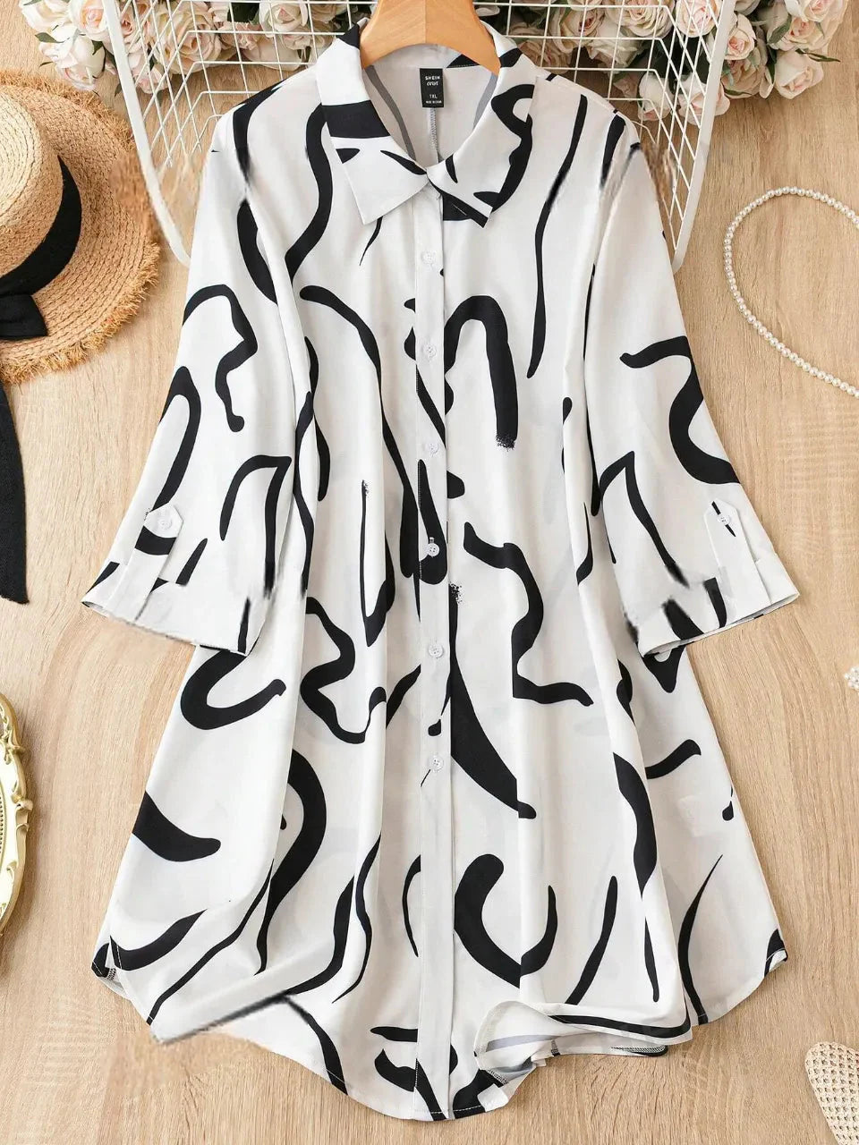 My Western Allover Print Shirt Dress My Western