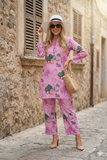Soft Pink Printed Co-Ord Set for Women | Casual Comfort & Style