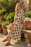 Mywestern Retro Rhythm Shirt Dress – Bold Prints, Everyday Polish