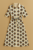 Mywestern Retro Rhythm Shirt Dress – Bold Prints, Everyday Polish