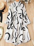 My Western Allover Print Shirt Dress My Western