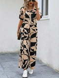 My Western Rayon Button Front Short Graphic Print Elegant Two Piece Set for Women My Western